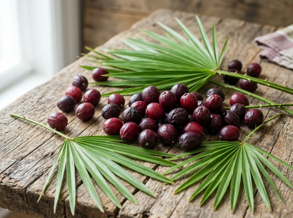 Zaagpalm bessen en bladeren, zaagpalm extract voedingssupplement ingrediënt Alpha Drive